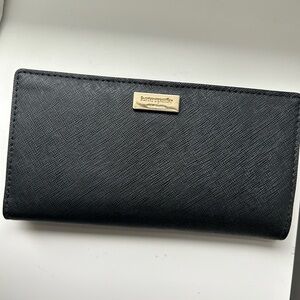 Kate Spade Black Saffiano Leather Wallet